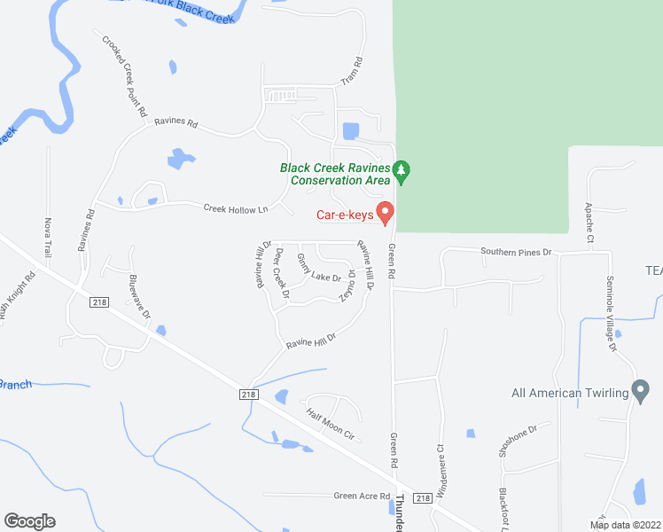 map of restaurants, bars, coffee shops, grocery stores, and more near 3024 Zeyno Drive in Middleburg