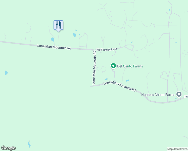 map of restaurants, bars, coffee shops, grocery stores, and more near 3805 Lone Man Mountain Road in Wimberley