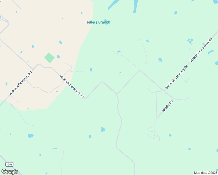 map of restaurants, bars, coffee shops, grocery stores, and more near 6400 Waldeck Cemetery Rd in Round Top