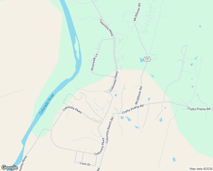 map of restaurants, bars, coffee shops, grocery stores, and more near 262 Colovista Parkway in Bastrop