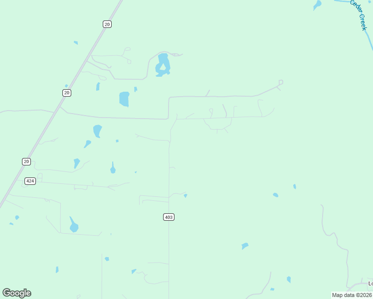 map of restaurants, bars, coffee shops, grocery stores, and more near 277 Milam Lane in Bastrop