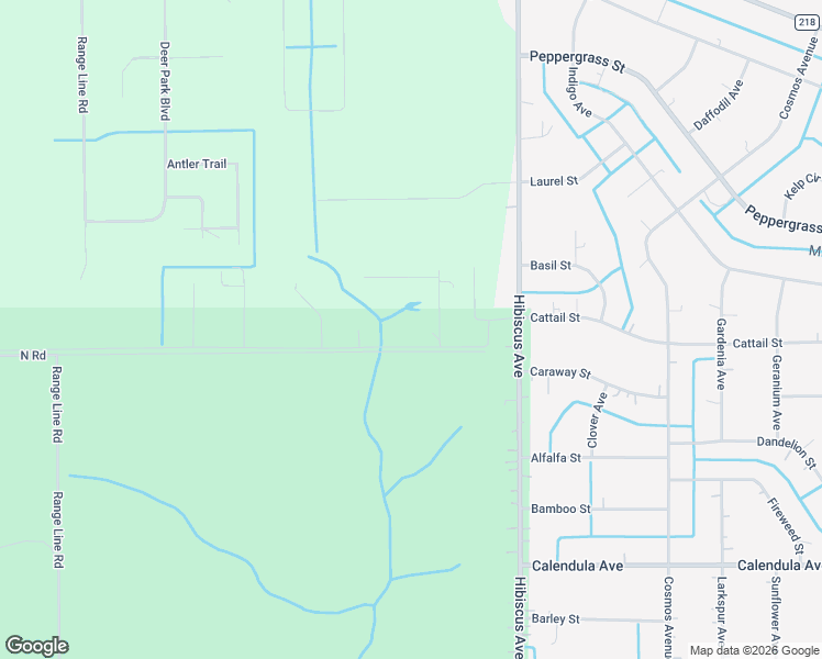 map of restaurants, bars, coffee shops, grocery stores, and more near 5032 Cattail Street in Middleburg
