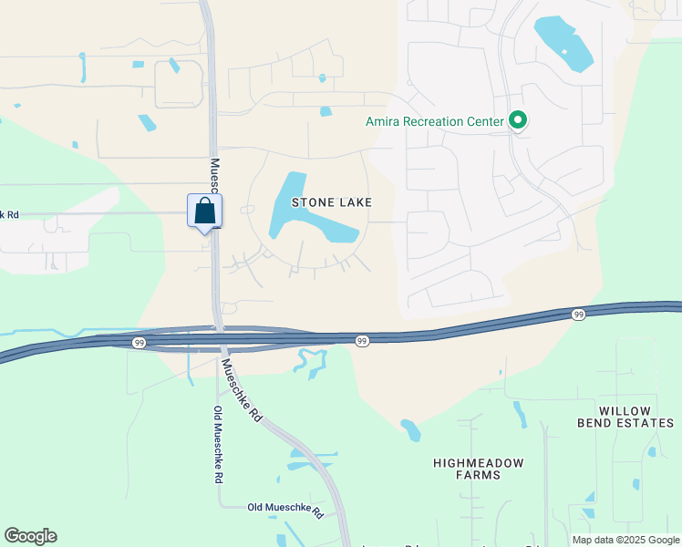 map of restaurants, bars, coffee shops, grocery stores, and more near 20027 Stone Lake Circle in Tomball