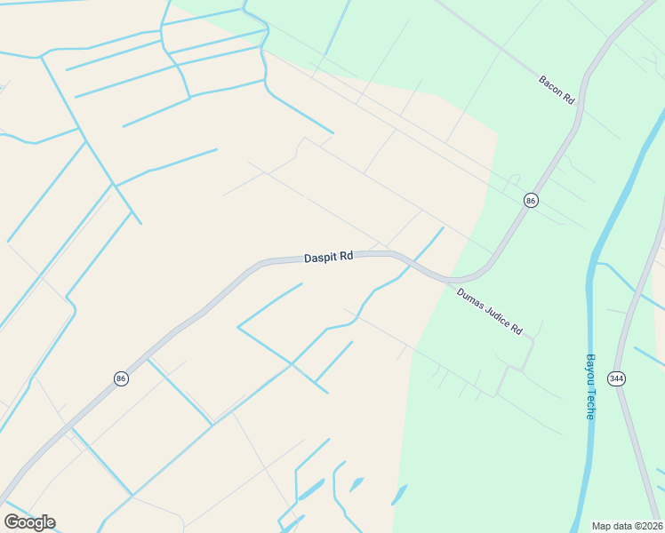 map of restaurants, bars, coffee shops, grocery stores, and more near 4116 Daspit Road in New Iberia