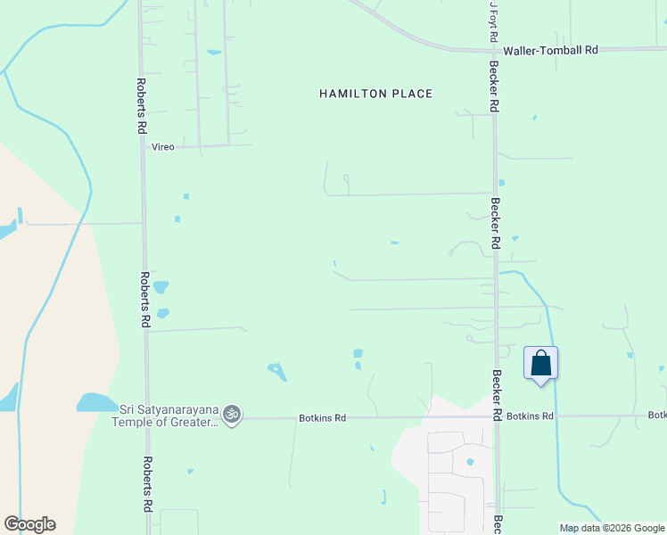 map of restaurants, bars, coffee shops, grocery stores, and more near 19343 Becker Road in Harris County