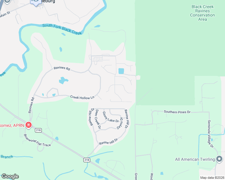 map of restaurants, bars, coffee shops, grocery stores, and more near 3970 Lake Crest Terrace in Middleburg