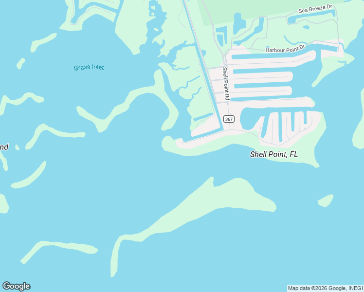map of restaurants, bars, coffee shops, grocery stores, and more near 163 Cedar Island Way in Crawfordville