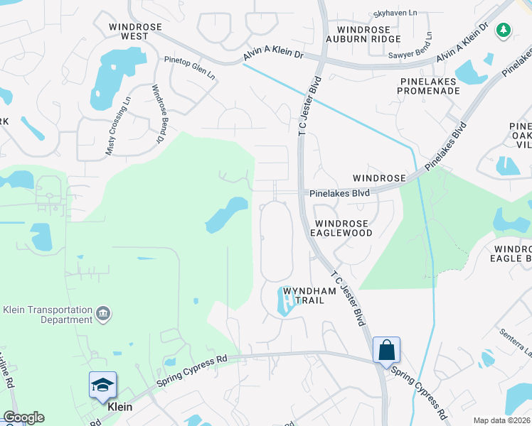 map of restaurants, bars, coffee shops, grocery stores, and more near 20242 East Hachita Circle in Spring