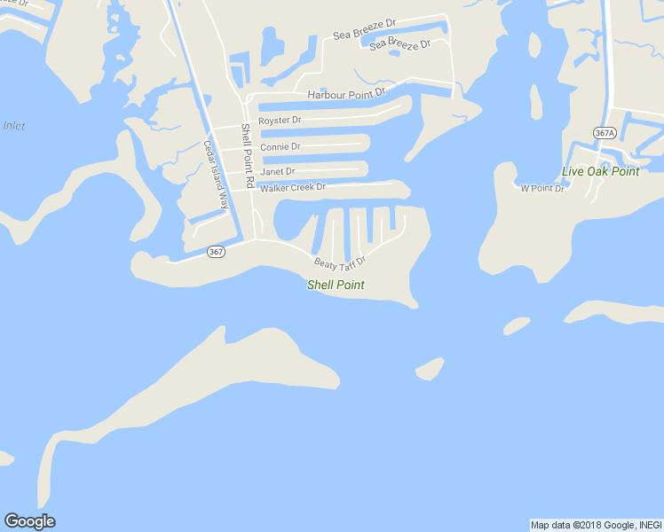 map of restaurants, bars, coffee shops, grocery stores, and more near 111 Beaty Taff Drive in Crawfordville