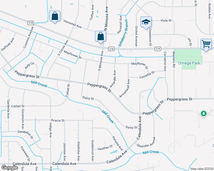map of restaurants, bars, coffee shops, grocery stores, and more near 2280 Amarylis Avenue in Middleburg