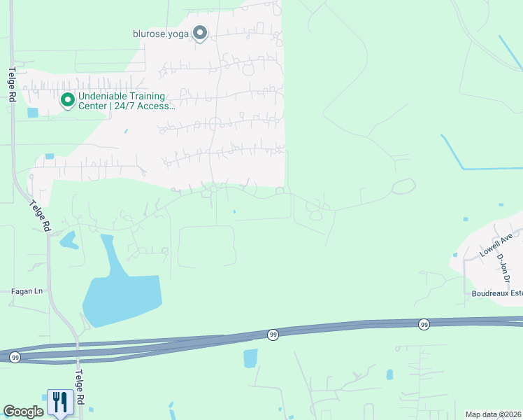 map of restaurants, bars, coffee shops, grocery stores, and more near 40 Willowcreek Ranch Road in Tomball