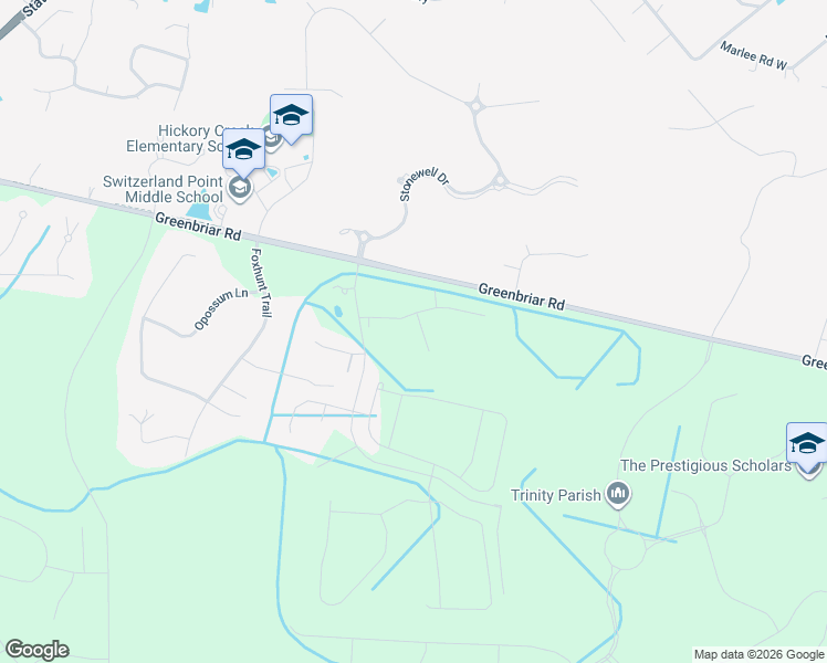 map of restaurants, bars, coffee shops, grocery stores, and more near 52 Sunset Ridge Court in Saint Johns