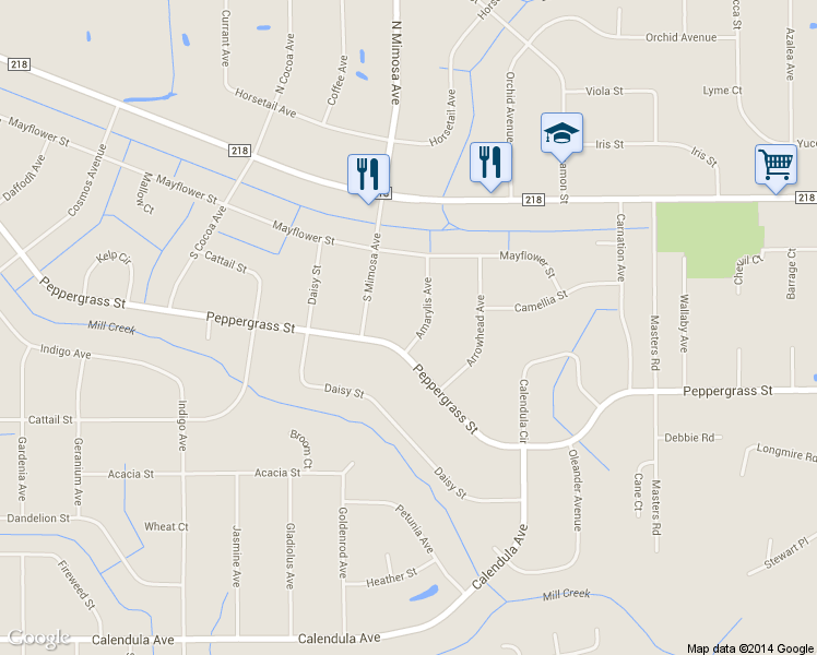 map of restaurants, bars, coffee shops, grocery stores, and more near 2280 Amarylis Avenue in Middleburg