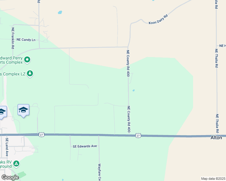map of restaurants, bars, coffee shops, grocery stores, and more near 359 Northeast Tiger Lily Road in Mayo