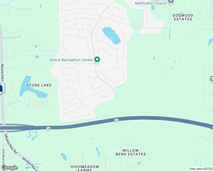 map of restaurants, bars, coffee shops, grocery stores, and more near 19103 Stable Hill Court in Tomball