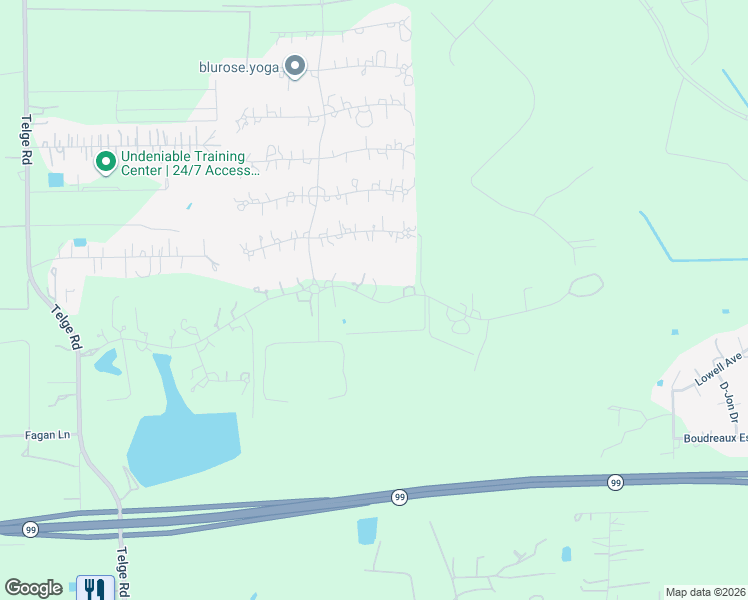 map of restaurants, bars, coffee shops, grocery stores, and more near 40 Willowcreek Ranch Road in Tomball