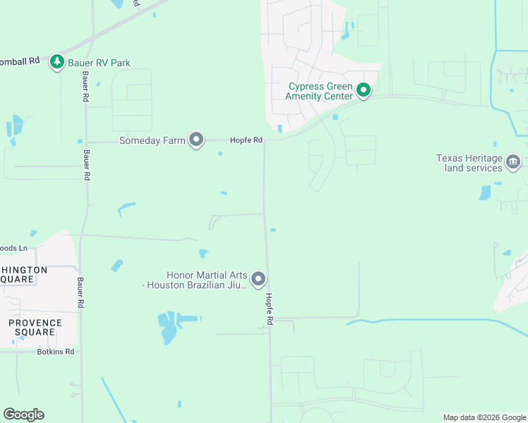 map of restaurants, bars, coffee shops, grocery stores, and more near 19494 Hopfe Road in Hockley