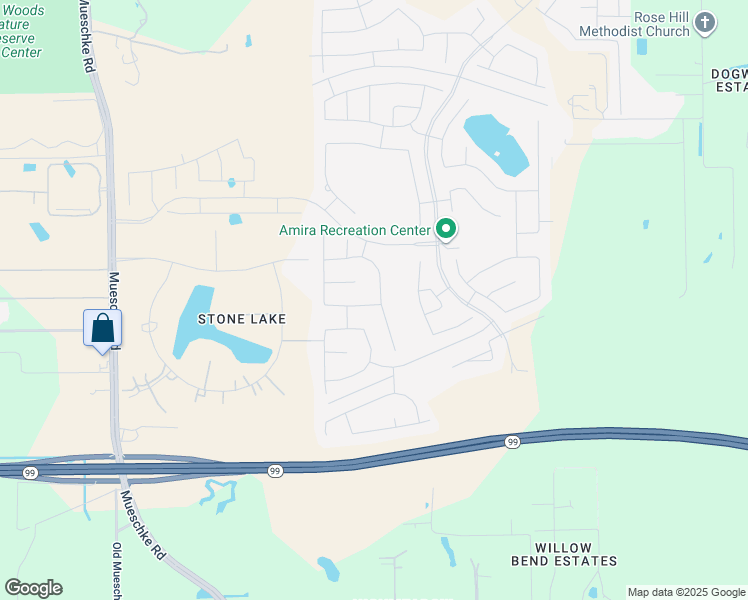map of restaurants, bars, coffee shops, grocery stores, and more near 20203 Desert Foal Drive in Tomball