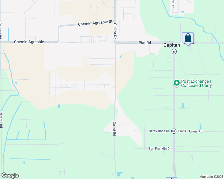 map of restaurants, bars, coffee shops, grocery stores, and more near 1401-1505 Guillot Road in Youngsville