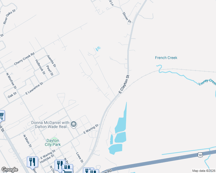 map of restaurants, bars, coffee shops, grocery stores, and more near 4 Hillcrest Street in Dayton
