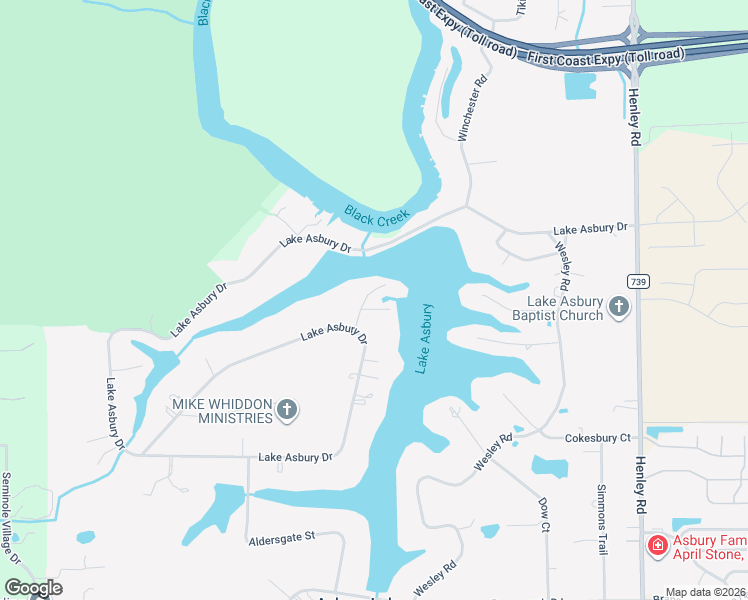 map of restaurants, bars, coffee shops, grocery stores, and more near 1007 Haynes Court in Green Cove Springs