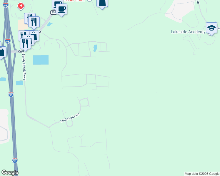 map of restaurants, bars, coffee shops, grocery stores, and more near 157 Savanna Preserve Court in St. Augustine