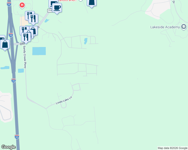 map of restaurants, bars, coffee shops, grocery stores, and more near 156 Savanna Preserve Court in St. Augustine