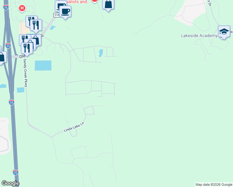 map of restaurants, bars, coffee shops, grocery stores, and more near 157 Savanna Preserve Court in St. Augustine