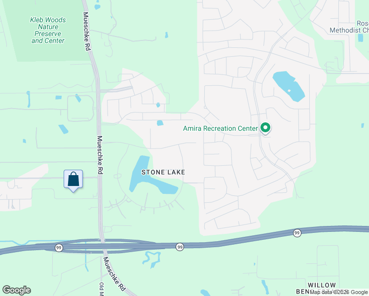 map of restaurants, bars, coffee shops, grocery stores, and more near 19702 Stone Lake Drive in Tomball