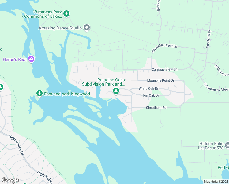 map of restaurants, bars, coffee shops, grocery stores, and more near 334 White Oak Drive in Huffman