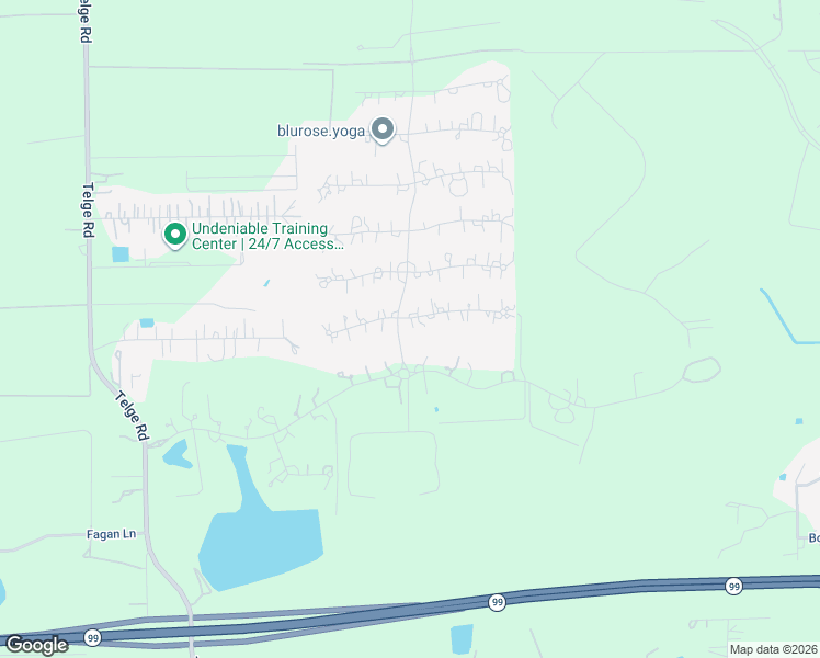 map of restaurants, bars, coffee shops, grocery stores, and more near 11 Texas Dandy Drive in Tomball