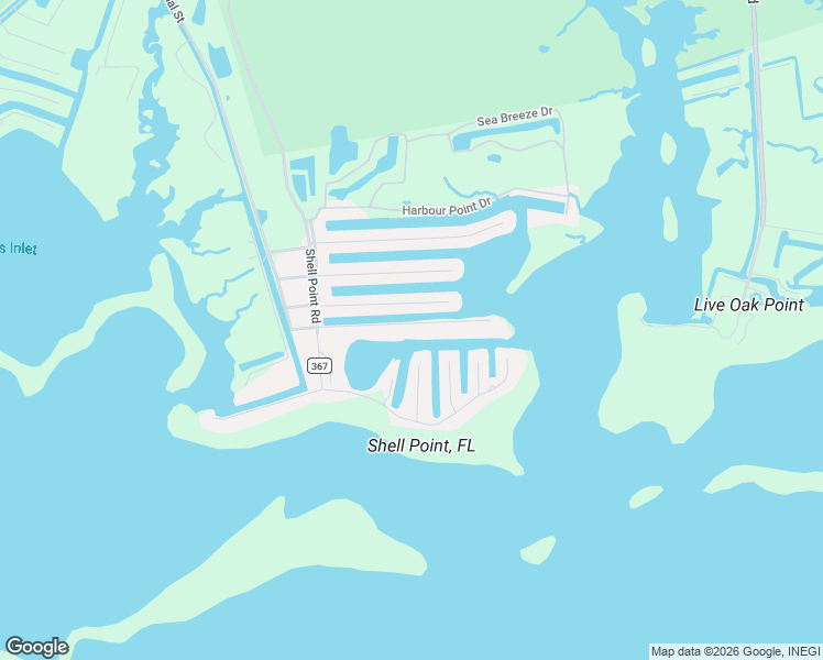 map of restaurants, bars, coffee shops, grocery stores, and more near 75 Walker Creek Drive in Crawfordville