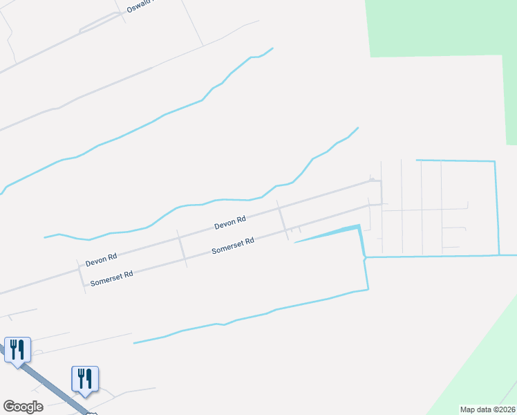 map of restaurants, bars, coffee shops, grocery stores, and more near 247 Devon Road in LaPlace