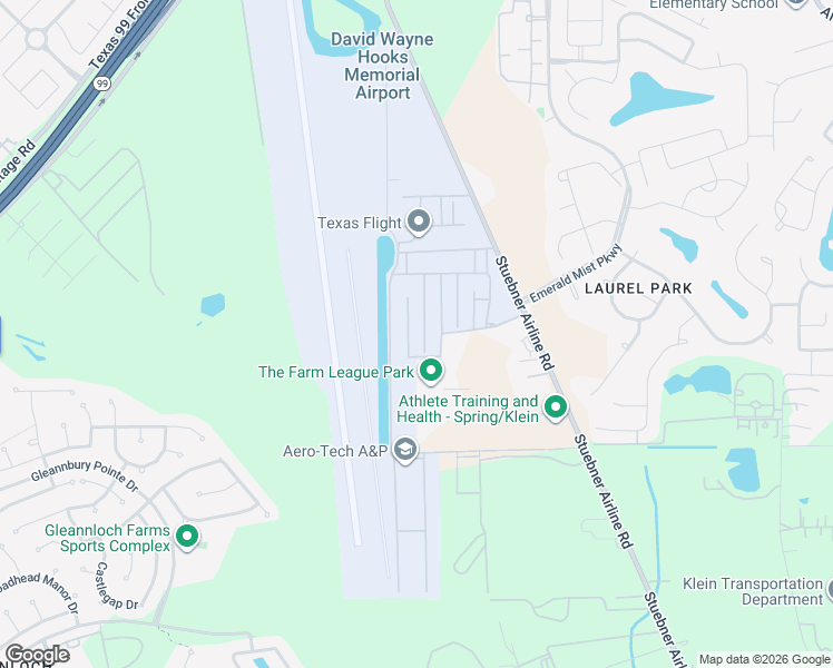 map of restaurants, bars, coffee shops, grocery stores, and more near 7814 Eagle Lane in Spring