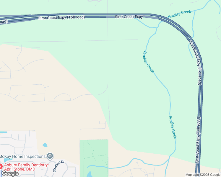 map of restaurants, bars, coffee shops, grocery stores, and more near Unnamed Road in Green Cove Springs