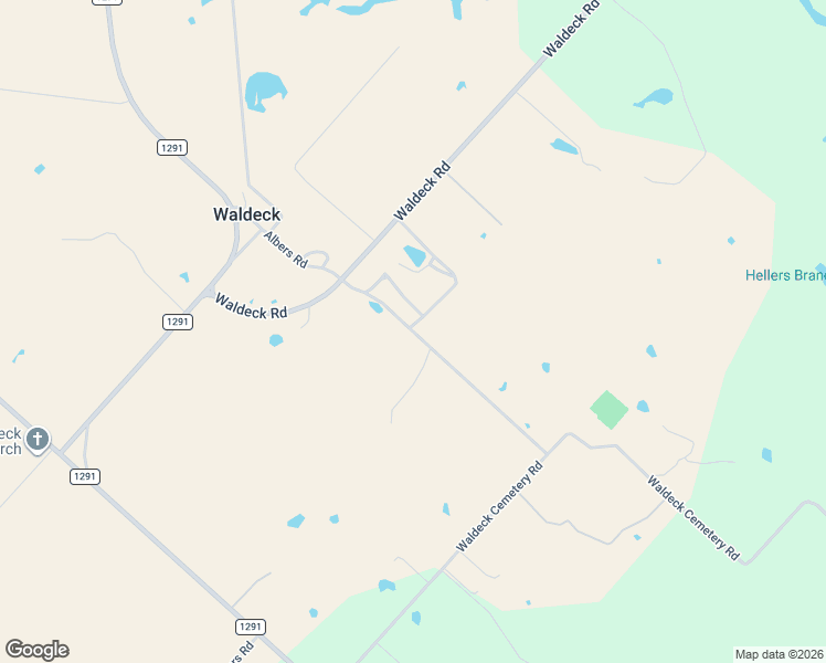 map of restaurants, bars, coffee shops, grocery stores, and more near 615 Albers Road in Round Top