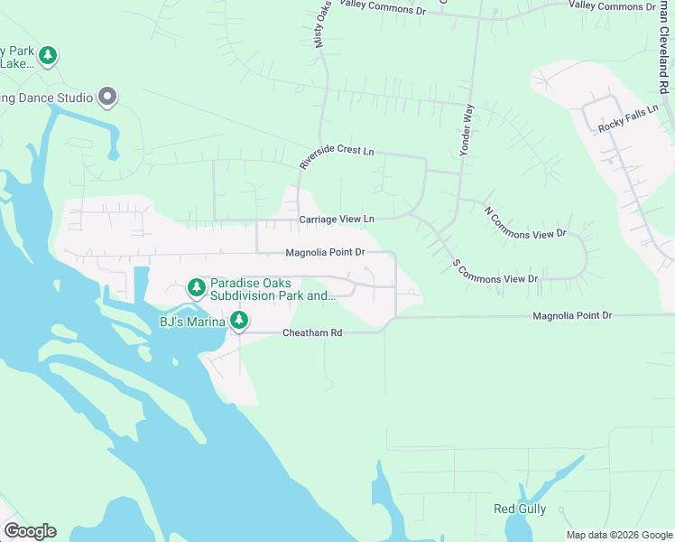 map of restaurants, bars, coffee shops, grocery stores, and more near 541 White Oak Drive in Huffman