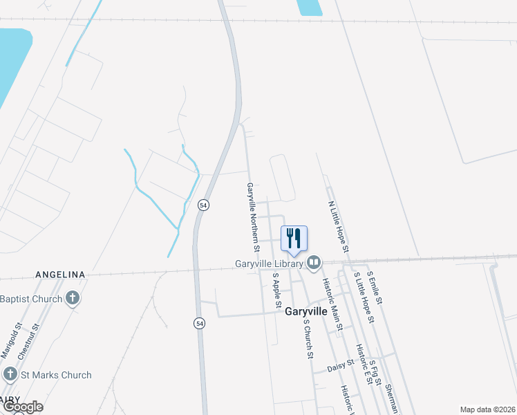 map of restaurants, bars, coffee shops, grocery stores, and more near 682 Garyville Northern Street in Garyville