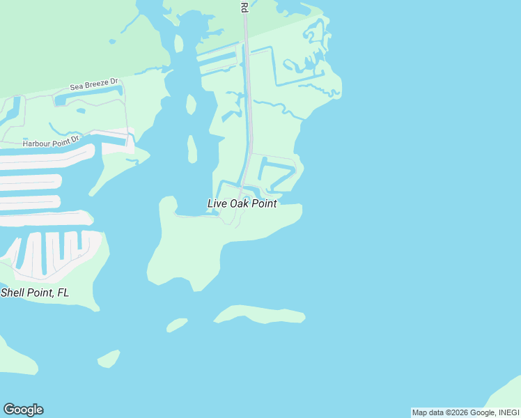 map of restaurants, bars, coffee shops, grocery stores, and more near 31 Lighthouse Point in Crawfordville
