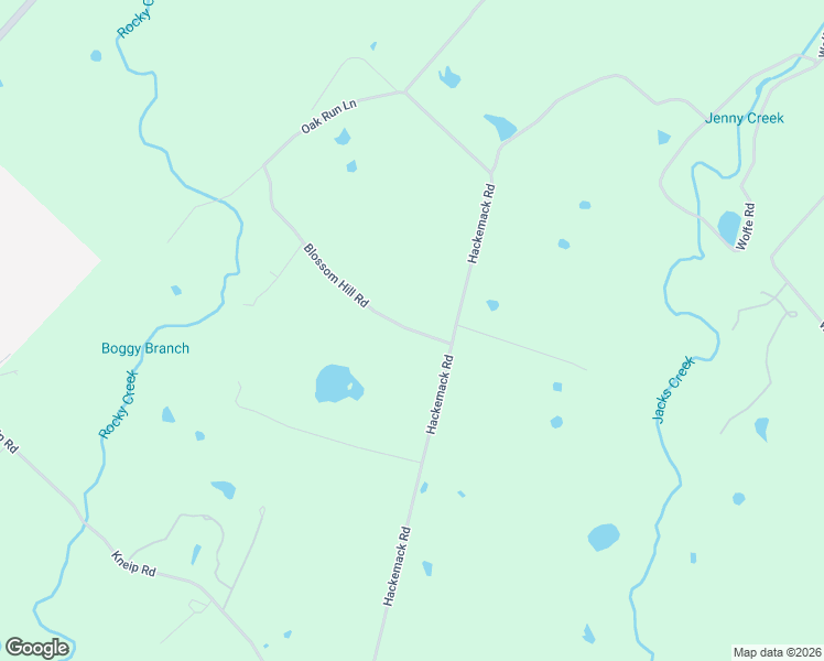 map of restaurants, bars, coffee shops, grocery stores, and more near 139 Blossom Hill Road in Round Top