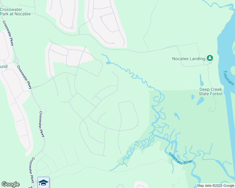 map of restaurants, bars, coffee shops, grocery stores, and more near Clear Springs Drive in Nocatee