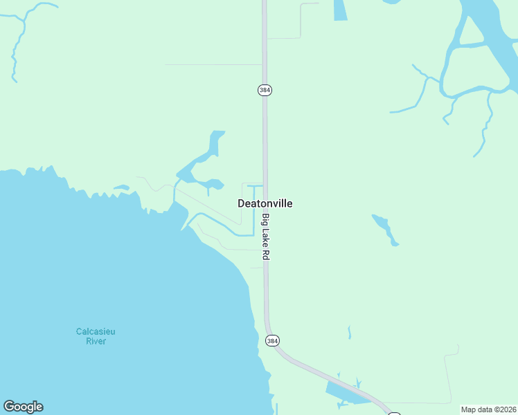 map of restaurants, bars, coffee shops, grocery stores, and more near 9475-9543 Big Lake Rd in Lake Charles