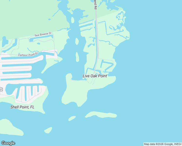 map of restaurants, bars, coffee shops, grocery stores, and more near 11 Albin Drive in Crawfordville
