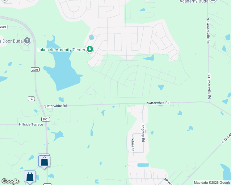 map of restaurants, bars, coffee shops, grocery stores, and more near 5028-5044 Satterwhite Road in Buda