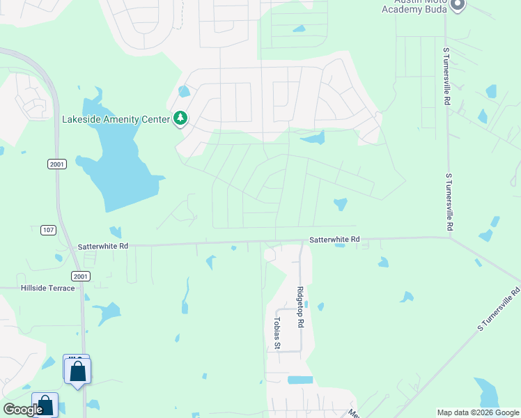 map of restaurants, bars, coffee shops, grocery stores, and more near 1068 Satterwhite Road in Buda