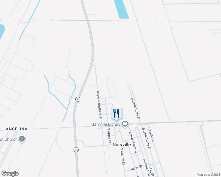 map of restaurants, bars, coffee shops, grocery stores, and more near 231 Timbermill Loop in Garyville