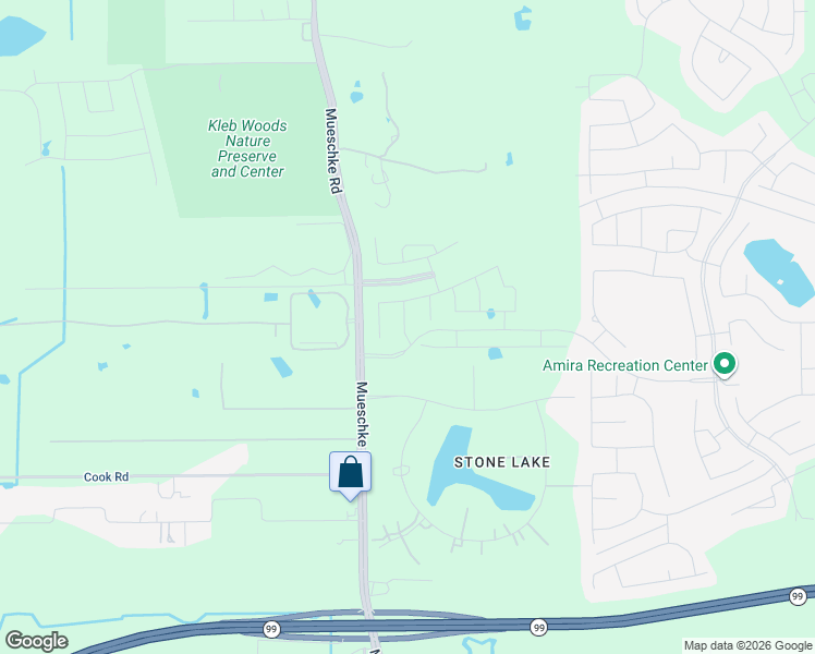 map of restaurants, bars, coffee shops, grocery stores, and more near Avetex in Tomball