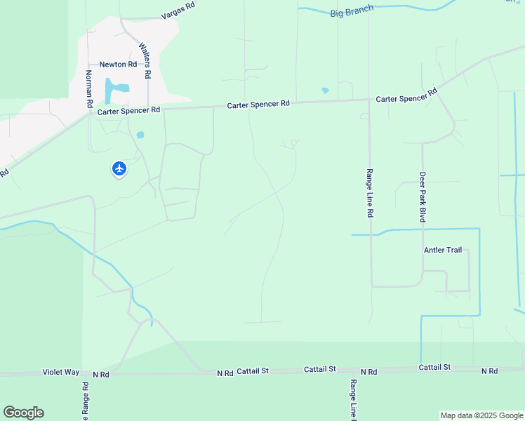 map of restaurants, bars, coffee shops, grocery stores, and more near 5327 Otter Lane in Middleburg