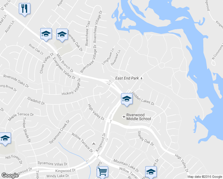 map of restaurants, bars, coffee shops, grocery stores, and more near 3022 Crown Forest Drive in Humble