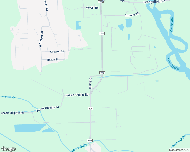 map of restaurants, bars, coffee shops, grocery stores, and more near 6364 Duhon Street in Orange